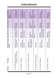Gottesdienste 1