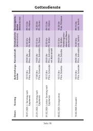 Gottesdienste 5